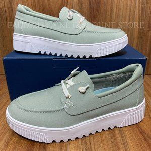 DR.SCHOLLS Women's Get Onboard Slip-on Canvas Shoes, Pictachio